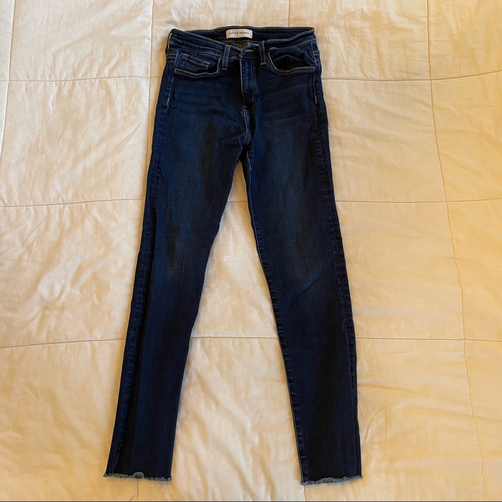 FLYING MONKEY DENIM BLUE SKINNY JEAN